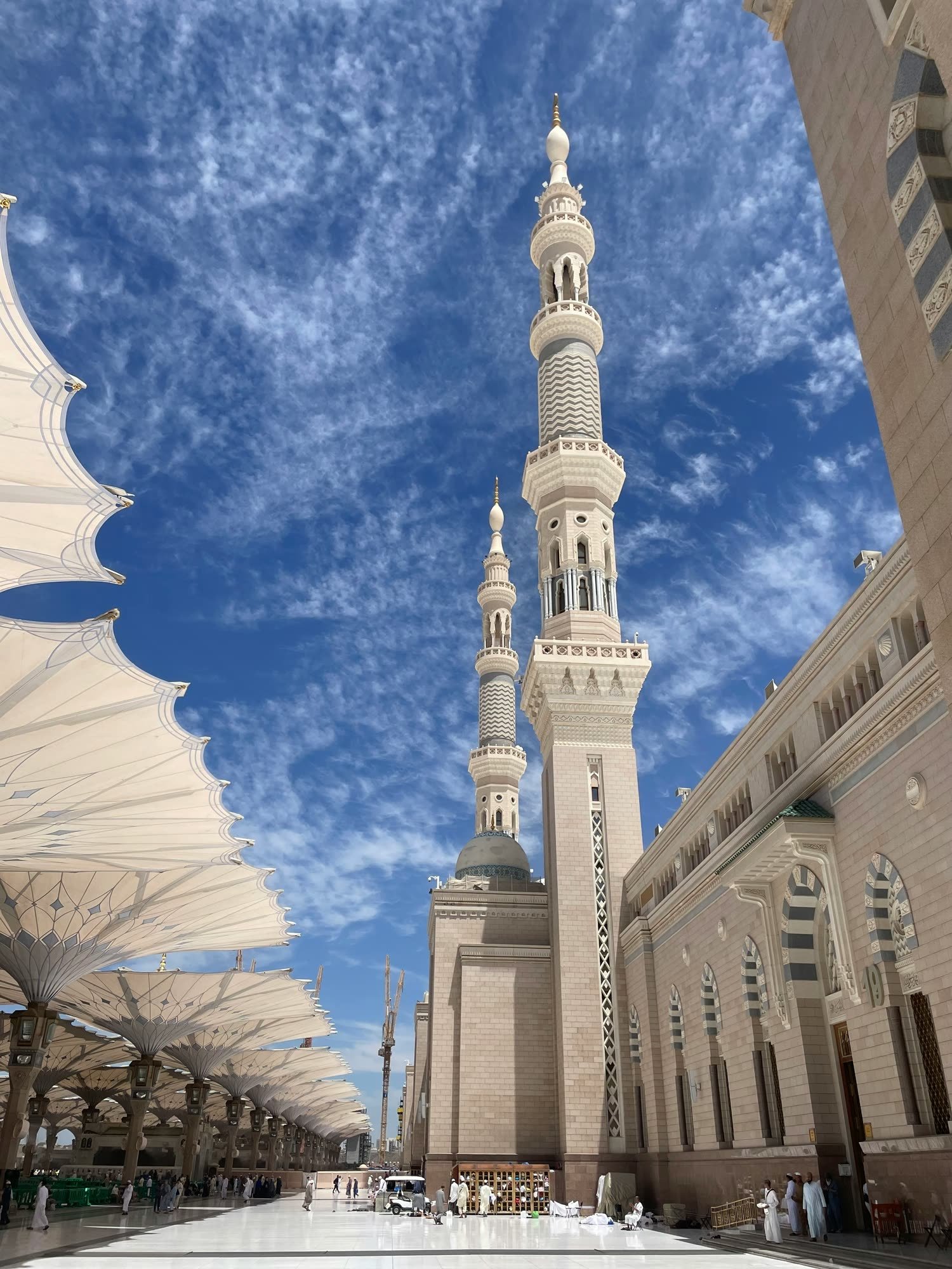 A minaret of Masjid an-Nabawi