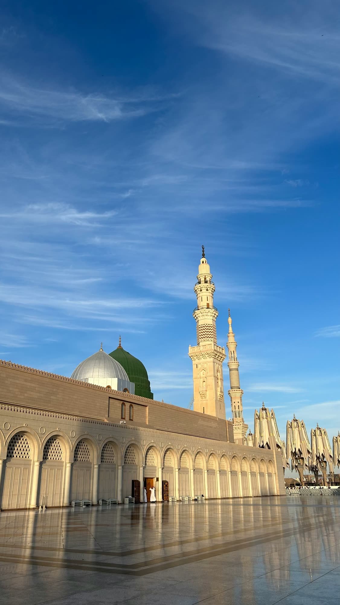 Masjid al-Haram with the clock tower